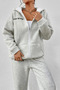 Sierra Nevada Printed Cotton Oversize Tracksuit Set with Zipper and Elastic