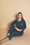 Women's Buttoned Collar Seasonal Bamboo Long Sleeve Pajamas Set