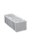 11-compartment striped accordion multi-purpose drawer closet organizer 15x43x14 cm m - 3