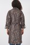 9104 Double Breasted Neckline Lined Trench Coat - E. Brown - 7