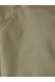 Oversized Faux Leather Parka with Snap Button Closure, Pockets, and Plush Lining Inside, with Hood. - 8