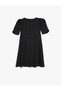 Polka Dot Dress Balloon Sleeve Black Girl Dress 5Skg80029Aw - 2