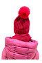 Children's Teddy Bear Scarf Beanie Set 7019 - 5