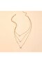 Heart Drop 3-Piece Necklace Set Stoned Heart Star Necklace Set - 2