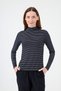 Fishing Collar Striped Body Black and White