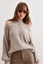 Women's Mink Cross Collar Knitwear Sweater Kzk-19000192 - 6