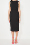 Black Body Fitted Woven Stylish Evening Dress Night Graduation Dress Tprss21El0023 - 4