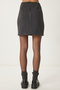 Women's Anthracite Pinstripe Woven Pencil Skirt Fn03312 - 4