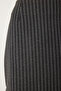 Women's Anthracite Pinstripe Woven Pencil Skirt Fn03312 - 3