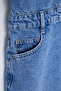 Mavi Cep Detaylı Kısa Kollu Mini Denim Gömlek Elbise TWOSS25EL00156 - 8