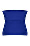 Saks Straplez Yaka Yandan Fermuarlı Krep Örme Bluz TBBSS24AF00092 - 9