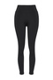 Siyah Beyaz Şerit Detaylı Tam Boy Toparlayıcı Örme Spor Tayt THMSS25TY00005 - 7