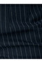 Slim Fit High Waist Cigarette Striped Trousers - 6