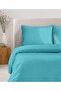 100% Cotton Akfil Duvet Cover Set Double 200X220 cm Turquoise - 2