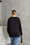 Plus Size Long Sleeve Crew Neck Stone Embroidered Slim Blouse 173716 - 7