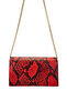 Women's Genuine Leather Red Shoulder Bag - 4