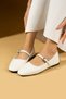 Daily Women's Ballerinas with Ankle Buckle - 2