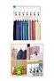 20Pcs Stainless Metal Latch Scarf Hanger Shawl Hanger Multipurpose Hanger for Home and Workplace - 4