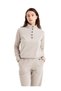 Women's Long Sleeve Velvet Cream Pajamas Suit C8T0N5O06-09 - 2
