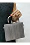 Beegi̇ Concept Women's Evening Dress Laser Platinum Chain Wedding Night Party Bag - 2