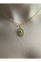 Sun Detail Plate Necklace - 2