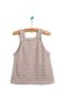 Baby Girl Strap Front Pocket Geometric/Patterned Dress/Salopet/Overalls
