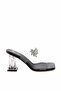 Women's Black Slippers K04823003809 - 2