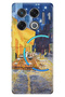 Case for Infinix Gt 20 Pro Case Infinix Patterned Silicone Printed Night Cafe