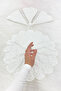 White Sparkling Sequin Bride Groom Handkerchief, Sequin Sequin Detail, Wedding Henna Circumcision Promise Engagement Bride