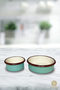Enamel 2 Piece Snack Bowl Set - 4