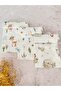 3 Pieces Multi-Purpose Muslin Cloth Cover Blanket 100% Cotton Oeko-Teks Certified 80X80 cm - 7