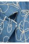 Embroidered Denim Overalls - 6