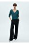 Lureks fabric V-neck sweater - 2