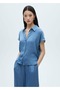 Satin Short Sleeve Shirt