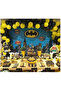 Batman Themed Balloon Set 50Pcs Mixed Black, Yellow Metallic Shiny Balloons and 5 Meter Balloon Chain
