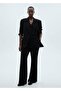 Wideleg fabric pants - 5