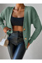 Women’s Long Sleeve Button Detail Knit Blouse - 3