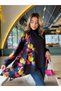 Fashion Wanilia Women's Long Sleeve Turtleneck Asymmetrical Cut Diver Fabric Blouse - 5