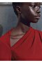 Draped asymmetrical long dress - 7
