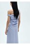 Striped drape asymmetric blouse - 4