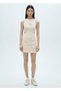Openwork Detailed Slit Dress - 2