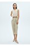 Draped Midi Skirt - 8