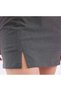Buy Women's Gray Cashmere Slit Mini Skirt for Winter Q