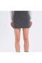 Buy Women's Gray Cashmere Slit Mini Skirt for Winter Q - 2