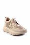Cream Leather Women's Sneaker K01480224203 - 3