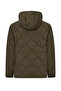 Quilted Double Sided Hooded Coat - 8