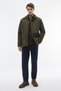 Velvet Collar Multi-Pocket Coat Jacket - 3