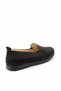 Black Nubuck Genuine Leather Women's Loafer Shoes01269356501 - 4