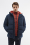 Double Zippered Hooded Inflatable Coat - 3