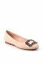 Matte Nude Satin Women's Ballerinas K01641121338 - 3
